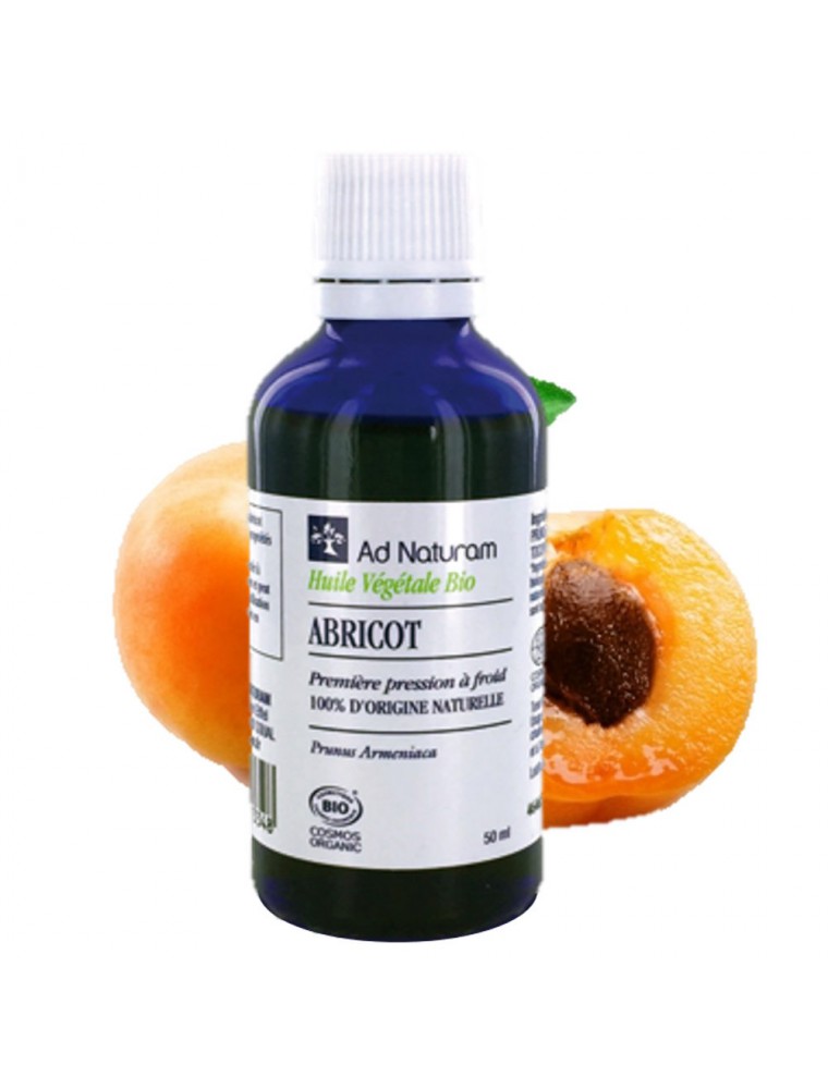 Image principale de la modale pour Abricot Bio - Huile Végétale de Prunus armeniaca 50 ml - Ad Naturam