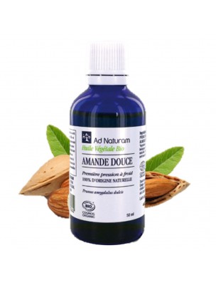 Image de Amande Douce Bio - Huile Végétale de Prunus dulcis 50 ml - Ad Naturam via Huile de Germe de Blé Bio Ad Naturam | 50ml