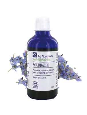 Image de Bourrache Bio - Huile Végétale de Borago officinalis 50 ml - Ad Naturam via Onagre Bio - Ad Naturam