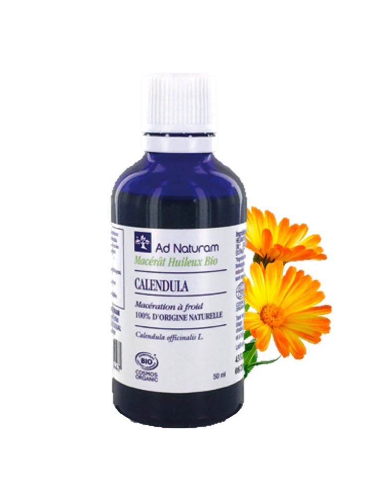 Image principale de la modale pour Calendula Bio - Macérât Huileux de Calendula officinalis 50 ml - Ad Naturam