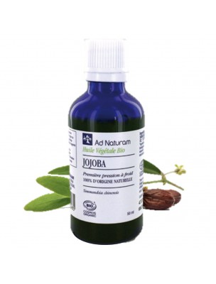 Image de Jojoba Bio - Huile Végétale de Simmondsia chinensis 50 ml - Ad Naturam depuis Achetez les produits Ad Naturam à l'herboristerie Louis (3)