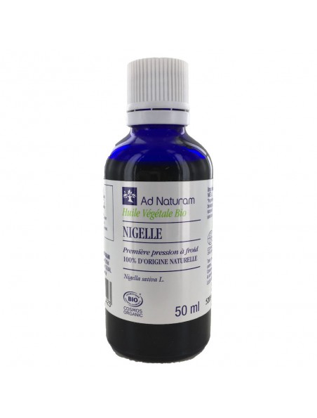 Image principale de Nigelle Bio - Huile Végétale de Nigella sativa L. 50 ml - Ad Naturam