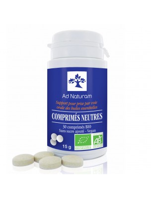 Image de Comprimés Neutres Bio - Supports pour Huiles essentielles 30 Comprimés - Ad Naturam depuis louis-herboristerie