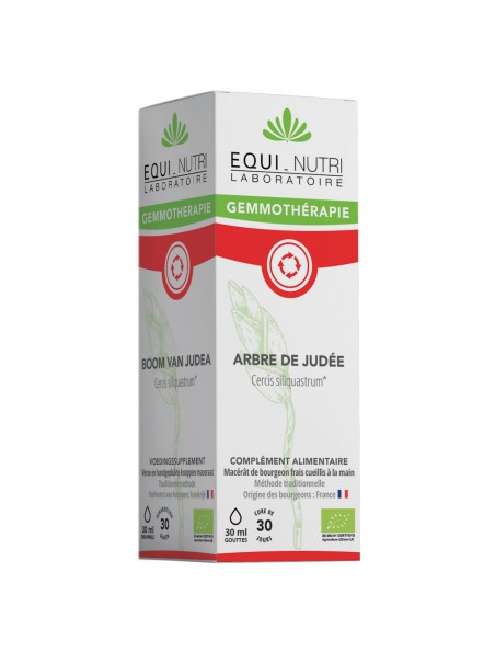 Achetez Arbre de Judée Macérât de Bourgeon Bio - Circulation 30 ml - Equi-Nutri à l'herboristerie Louis Image principale de Arbre de Judée Macérât de Bourgeon Bio - Circulation 30 ml - Equi-Nutri