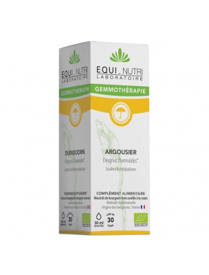 Image de Argousier Macérât de Jeune Pousse Bio - Immunité et Tonus 30 ml - Equi-Nutri depuis Commandez les produits Equi-Nutri à l'herboristerie Louis