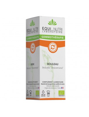 Image de Bouleau Macérât de Bourgeon Bio - Purification et Reminéralisation 30 ml - Equi-Nutri via Dépuratif Complexe n°5 Bio - Détox 30 ml - Equi-Nutri