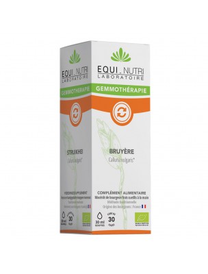 Image de Bruyère Macérât de Jeune Pousse Bio - Confort Urinaire 30 ml - Equi-Nutri via Côlon n°33 Bio - Confort Intestinal Equi-Nutri