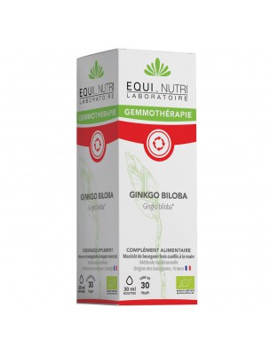 Image de Ginkgo Biloba Macérât de Bourgeon Bio - Circulation et Mémoire 30 ml - Equi-Nutri depuis Achetez les produits Equi-Nutri à l'herboristerie Louis (2)