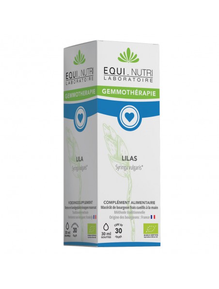 Achetez Lilas Macérât de Bourgeon Bio - Circulation 30 ml - Equi-Nutri à l'herboristerie Louis Image principale de Lilas Macérât de Bourgeon Bio - Circulation 30 ml - Equi-Nutri
