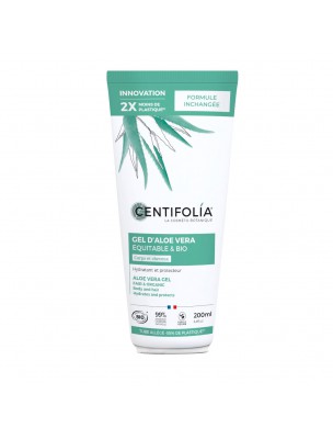 Image de Aloe vera gel Bio - Hydratant et Protecteur 200 ml - Centifolia via Crème Solaire Visage Teintée SPF30 Bio - Ivoire - Les Laboratoires de Biarritz