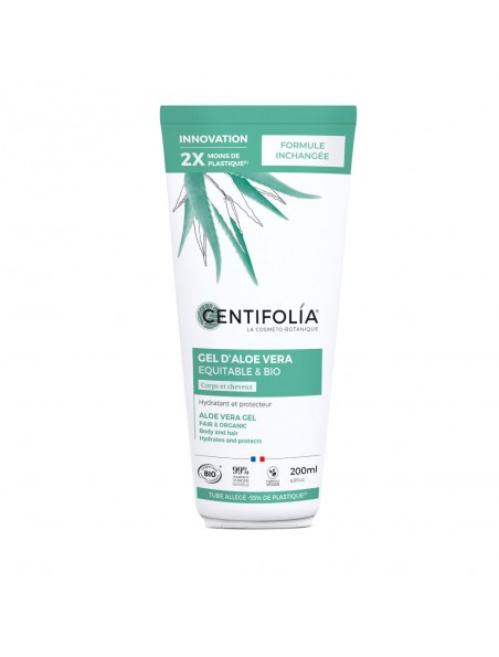 Achetez Aloe vera gel Bio - Hydratant et Protecteur 200 ml - Centifolia à l'herboristerie Louis Image principale de Aloe vera gel Bio - Hydratant et Protecteur 200 ml - Centifolia