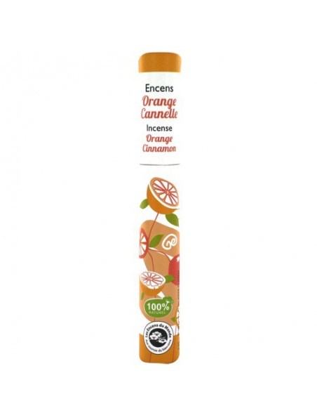 Achetez Orange Cannelle - Encens végétal 30 bâtonnets - Les Encens du Monde à l'herboristerie Louis Image principale de Orange Cannelle - Encens végétal 30 bâtonnets - Les Encens du Monde