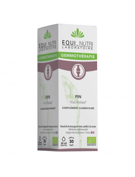 Achetez Pin Macérât de Bourgeon Bio - Articulations 30 ml - Equi-Nutri à l'herboristerie Louis Image principale de Pin Macérât de Bourgeon Bio - Articulations 30 ml - Equi-Nutri