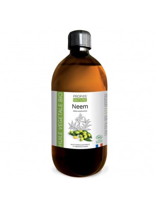 Image de Neem Bio - Huile végétale de Melia azadirachta 500 ml - Propos Nature via Aromapoux Bio - Traitement anti-poux 2 en 1 - Pranarôm