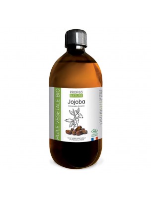 Image de Jojoba Bio - Huile végétale de Simmondsia chinensis 500 ml - Propos Nature via Onagre Bio - Huile végétale d'Oenothera biennis 100 ml - Propos Nature