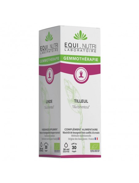 Achetez Tilleul Macérât de Bourgeon Bio - Détente et Digestion 30 ml - Equi-Nutri à l'herboristerie Louis Image principale de Tilleul Macérât de Bourgeon Bio - Détente et Digestion 30 ml - Equi-Nutri