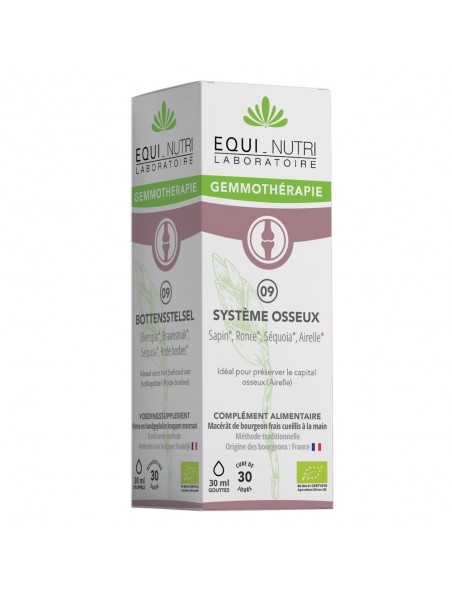 Achetez Système Osseux Complexe n°9 Bio - Capital Osseux 30 ml - Equi-Nutri à l'herboristerie Louis Image principale de Système Osseux Complexe n°9 Bio - Capital Osseux 30 ml - Equi-Nutri