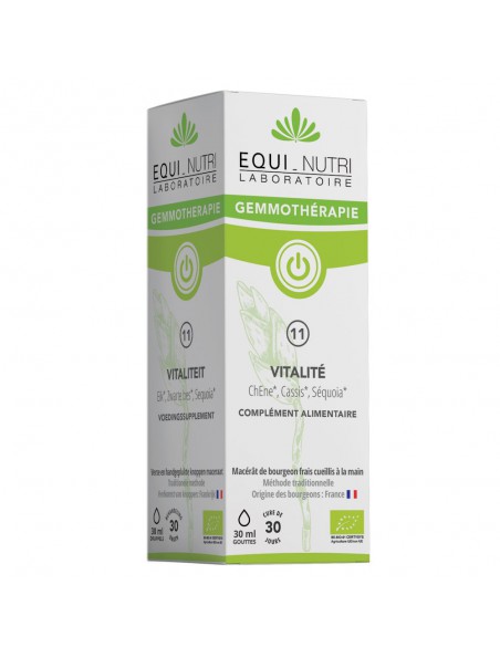 Achetez Vitalité Complexe n°11 Bio - Tonus 30 ml - Equi-Nutri à l'herboristerie Louis Image principale de Vitalité Complexe n°11 Bio - Tonus 30 ml - Equi-Nutri