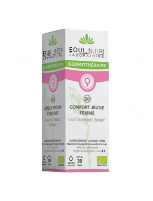 Image de Confort Jeune Femme Complexe n°20 Bio - Cycle Féminin 30 ml - Equi-Nutri depuis Achetez les produits Equi-Nutri à l'herboristerie Louis