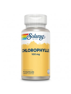 Image de Chlorophylle 100mg - Vitalité 90 comprimés - Solaray depuis PrestaBlog
