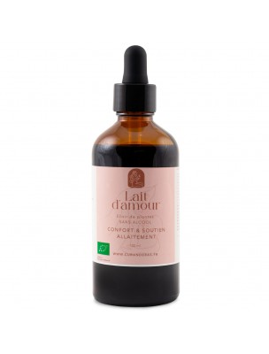 Image de Elixir Lait d'Amour Sans Alcool Bio - Allaitement 100 ml - Curanderas depuis Produits de phytothérapie et d'herboristerie - Bourgeons (4)