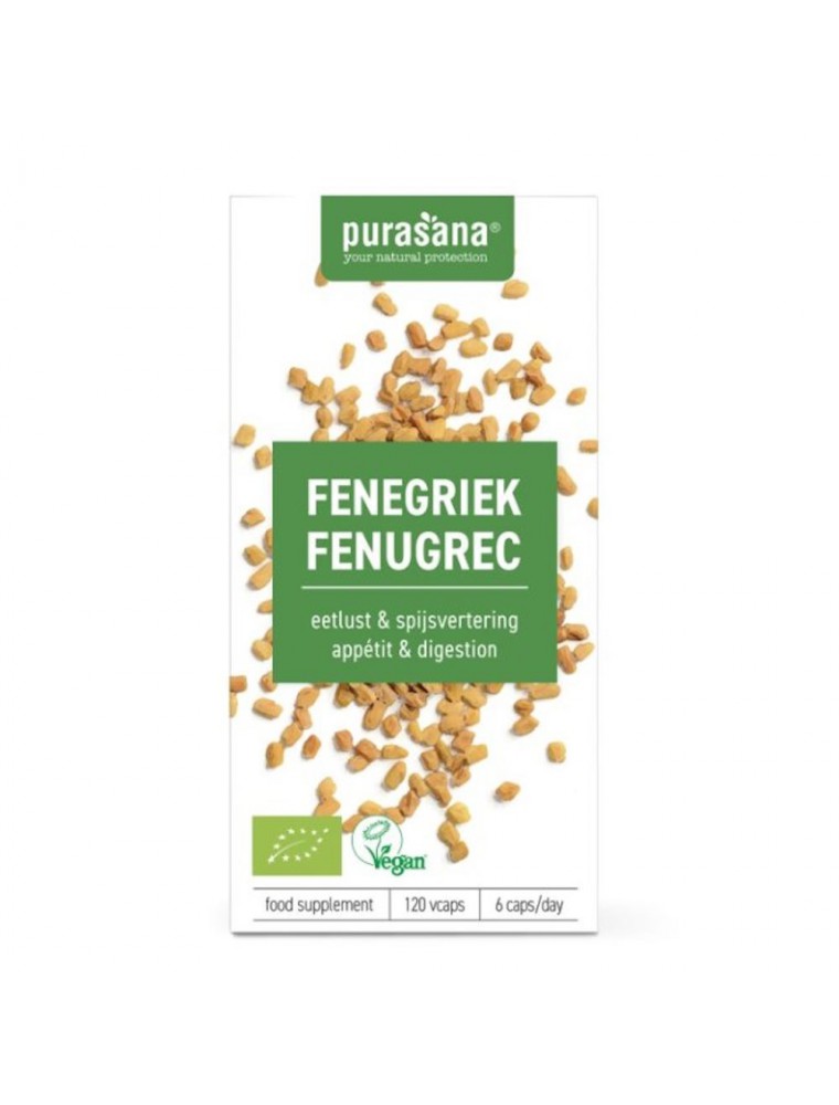Fenugrec Bio - Reconstituant et gestion du sucre 120 gélules - Purasana