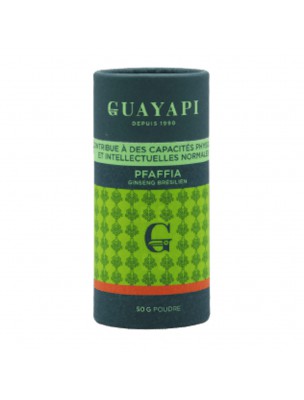 Image de Pfaffia sténophylla - Articulations Poudre de 50 g - Guayapi depuis Commandez les produits Guayapi à l'herboristerie Louis