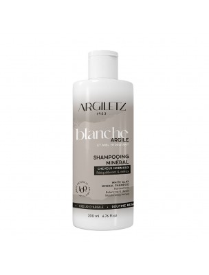 Image de Shampooing à l'argile blanche, miel, aloé vera et huile essentielle d'orange douce - Cheveux normaux 200ml - Argiletz depuis Argiles : Retrouvez tous nos produits de phytothérapie et d'herboristerie