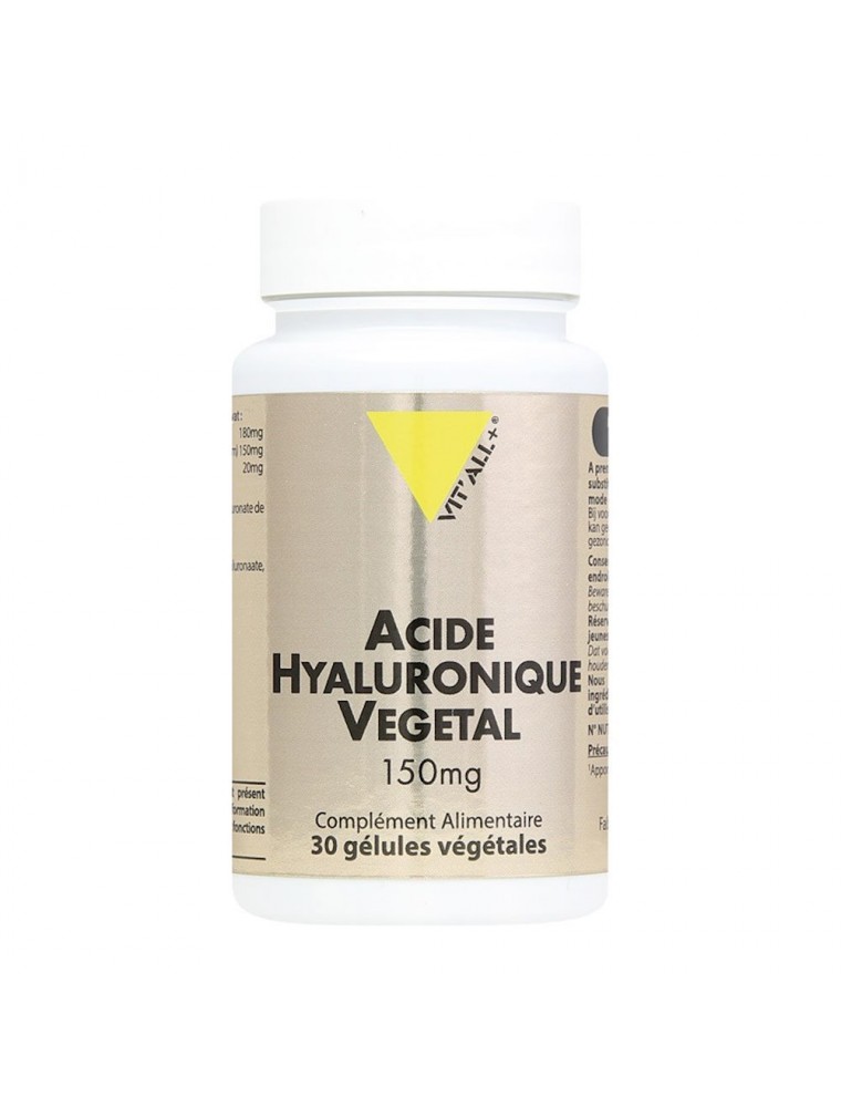 Image principale de la modale pour Acide Hyaluronique 150 mg - Ossature et Peau 30 Gélules végétales - Vit'all+