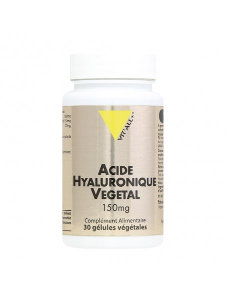 Image principale de Acide Hyaluronique 150 mg - Ossature et Peau 30 Gélules végétales - Vit'all+