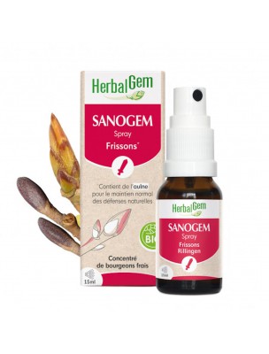 Image de SanoGEM Bio GC18 - Défenses immunitaires Spray 15 ml - Herbalgem depuis Produits de phytothérapie et d'herboristerie - Bourgeons (10)