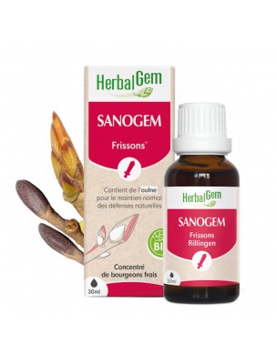 Image de SanoGEM Bio GC18 - Défenses immunitaires 30 ml - Herbalgem via Acheter Origan + Essence de citron Bio Pranacaps - Résistance 30 capsules