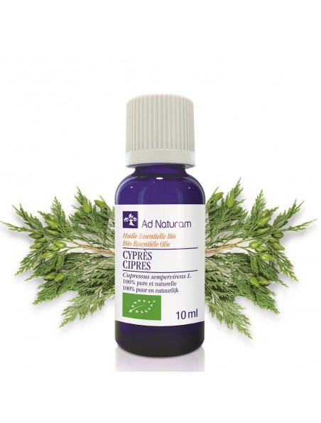 Achetez Cyprès Bio - Huile essentielle de Cupressus sempervirens 10 ml - Ad Naturam à l'herboristerie Louis Image principale de Cyprès Bio - Huile essentielle de Cupressus sempervirens 10 ml - Ad Naturam