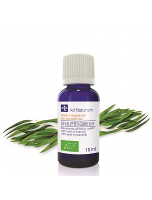 Image de Eucalyptus globulus Bio - Huile essentielle d'Eucalyptus globulus 10 ml - Ad Naturam depuis PrestaBlog
