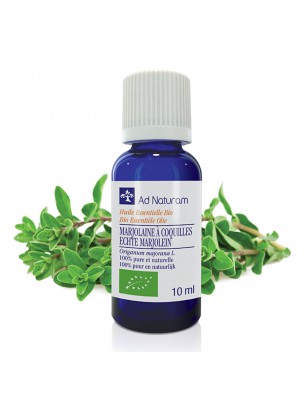 Image 66401 supplémentaire pour Marjolaine à Coquilles Bio - Huile essentielle d'Origanum majorana 10 ml - Ad Naturam