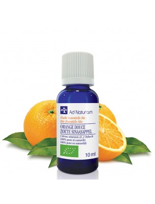 Image de Orange Douce Bio - Huile essentielle de Citrus sinensis 10 ml - Ad Naturam via Origan Compact Bio - Huile essentielle 10 ml | Ad Naturam