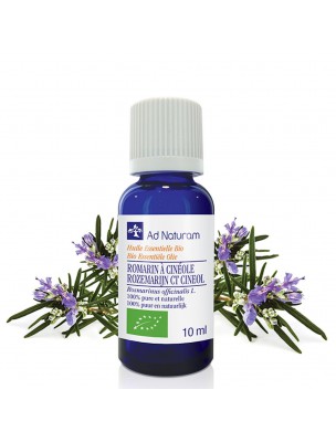 Image de Romarin à Cinéole Bio - Huile essentielle de Rosmarinus officinalis cineoliferum 10 ml - Ad Naturam depuis Achetez les produits Ad Naturam à l'herboristerie Louis (4)