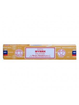 Image de Myrrh - Encens indien 15 g - Satya depuis Bâtonnets indiens - Découvrez nos bâtonnets ayurvédiques