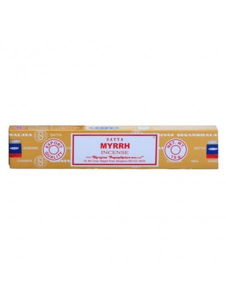 Achetez Myrrh - Encens indien 15 g - Satya à l'herboristerie Louis Image principale de Myrrh - Encens indien 15 g - Satya