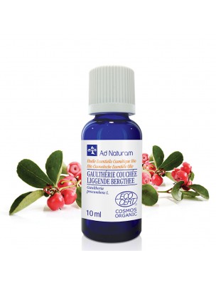 Image de Gaulthérie couchée Bio - Huile essentielle de Gaultheria procumbens 10 ml - Ad Naturam via Gaulthérie - Huile essentielle Bio 10 ml Ad Naturam