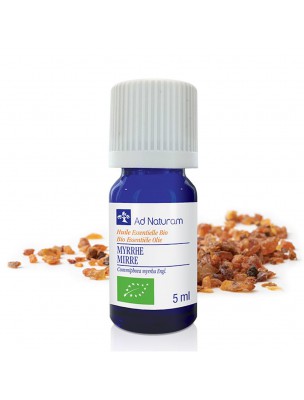 Image de Myrrhe Bio - Huile essentielle de Commiphora myrrha 5 ml - Ad Naturam depuis Résultats de recherche pour "Tisane Respirat"