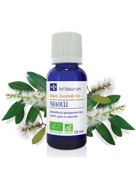 Achetez Niaouli Bio - Huile essentielle de Melaleuca viridiflora 10 ml - Ad Naturam à l'herboristerie Louis Image principale de Niaouli Bio - Huile essentielle de Melaleuca viridiflora 10 ml - Ad Naturam