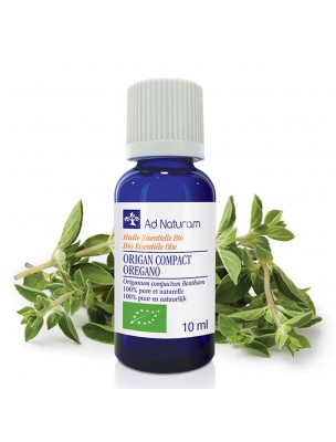 Image de Origan Compact Bio - Huile essentielle d'Origanum compactum 10 ml - Ad Naturam depuis Palmarosa Bio - Huile essentielle 10 ml - Ad Naturam
