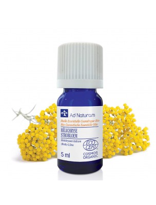 Image de Hélichryse Bio - Huile essentielle d'Helichrysum italicum 5 ml - Ad Naturam via Huile essentielle Hélichryse