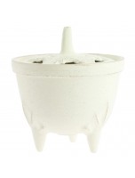 Image de Brûle-Parfum Iwachu Blanc - Diffuseur d'Encens depuis Porte encens et diffuseurs - Retrouvez nos produits de phytothérapie et herboristerie