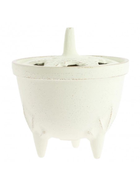 Achetez Brûle-Parfum Iwachu Blanc - Diffuseur d'Encens à l'herboristerie Louis Image principale de Brûle-Parfum Iwachu Blanc - Diffuseur d'Encens
