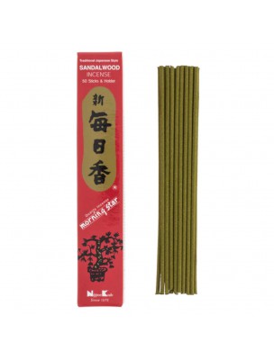 Image de Morning Star Santal - Encens Japonnais 50 Bâtonnets depuis Tierra Zen