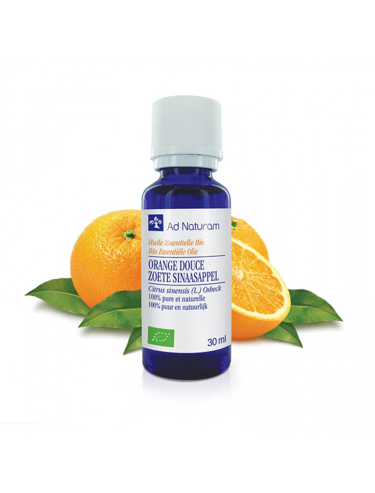 Image principale de la modale pour Orange Douce Bio - Huile essentielle de Citrus sinensis 30 ml - Ad Naturam