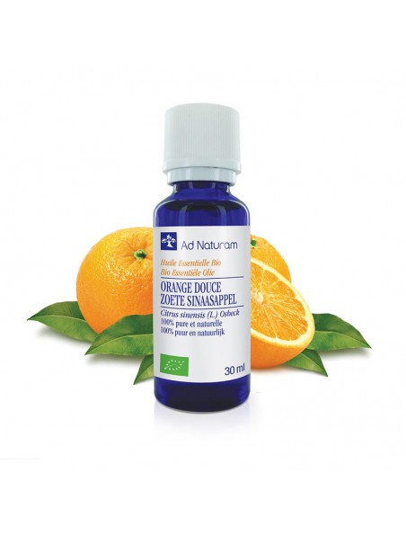 Image principale de Orange Douce Bio - Huile essentielle de Citrus sinensis 30 ml - Ad Naturam