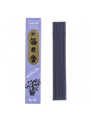 Image de Morning Star Lavande - Encens Japonnais 50 Bâtonnets depuis Bâtonnets japonais | Herboristerie en ligne